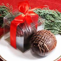 HOT CHOCOLATE BOMB · Hot chocolate bombs are chocolate spheres filled with hot chocolate mix and soft marshmallow...