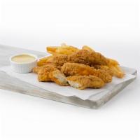 Tenders · Get 5 pieces of our golden-fried chicken tenders with your favorite dipping sauce. This comb...