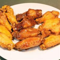 Buffalo Wings · Please pick the flavor Hot,Mild,or BBQ