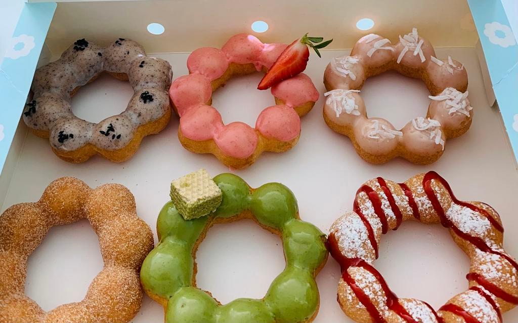 Assorted 6 Piece Box · An assorted box of mochi donuts from flavors of today. Flavors are assorted based on availability no substitution (any allergies please specify on special instructions