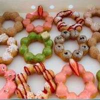 Assorted 12 Pieces Box · An assorted box of mochi donuts from flavors of the today. Flavors are assorted based on ava...