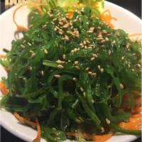 Hiyashi Wakame · Seaweed salad.