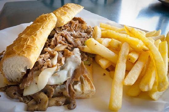Philly Cheesesteak Sandwich Meal · 6