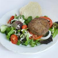 Beef Burger · Our USDA Angus Beef Burger comes with your choice of toppings & a choice of French Fries, Sw...