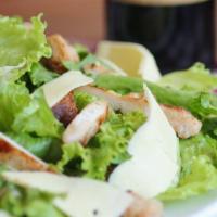 Caesar Salad · Romaine, parmesan, Caesar dressing, croutons.