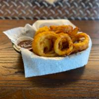 Onion Rings · Fried onion rings.