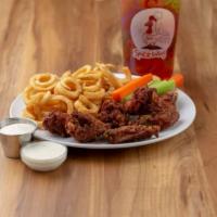 6 Wings Combo Meal · Your choice of fresh, never frozen wings or juicy, boneless wings.