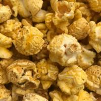 Jamaican Jerk Popcorn · Caribbean jerk flavor popcorn. Spicy.