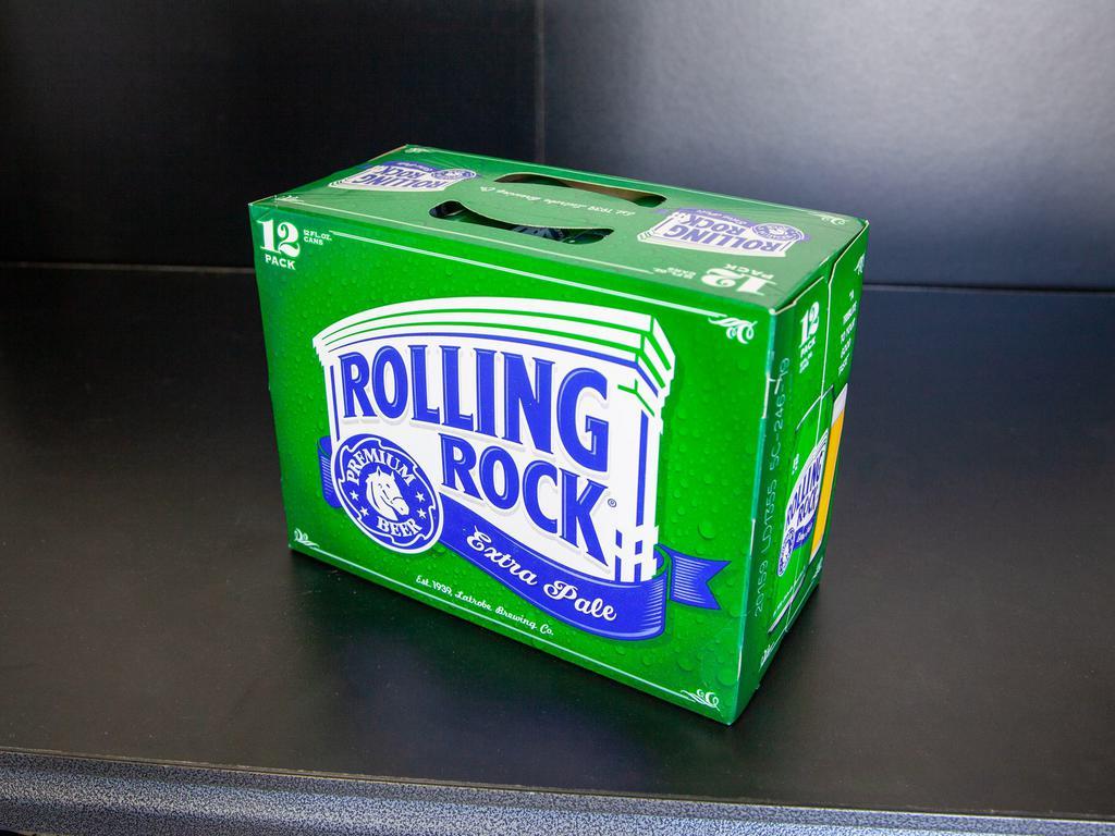 Rolling Rock Extra Pale · 12 x 12 oz. Cans. Must be 21 to purchase.
