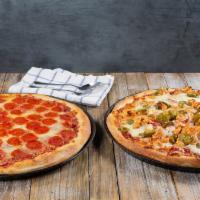 Two large 1-Topping Pizza Special · 2 Large 1-Topping Pizzas.