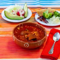Maiz Para Pozole · 1 lb. Cooked whole corn for soup or hominy.