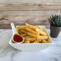 Crinkle Cut Fries  · crispy fries served with ketchup and ranch