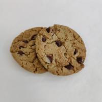 Chocolate Chip Cookies · 2 fresh baked chocolate chip cookies 