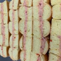 25 Mini Bocadito de Pasta - Ham paste sandwiches · 