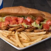 Chicken Bacon Sub · Marinated Grilled Chicken Breast, Crispy Bacon, Lettuce, Tomatoes & Ranch Dressing