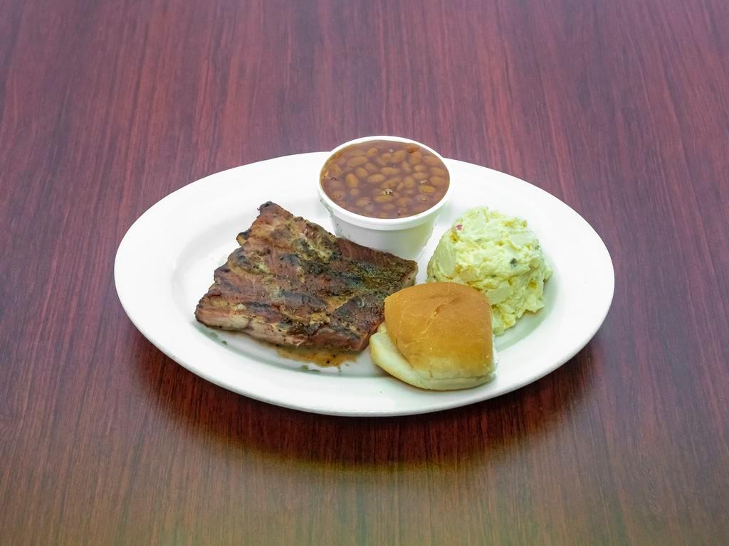 #2. Ribs Meal · Served with 2 sides.