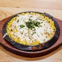 Corn Cheese  · Buttered corn with cheese. 
