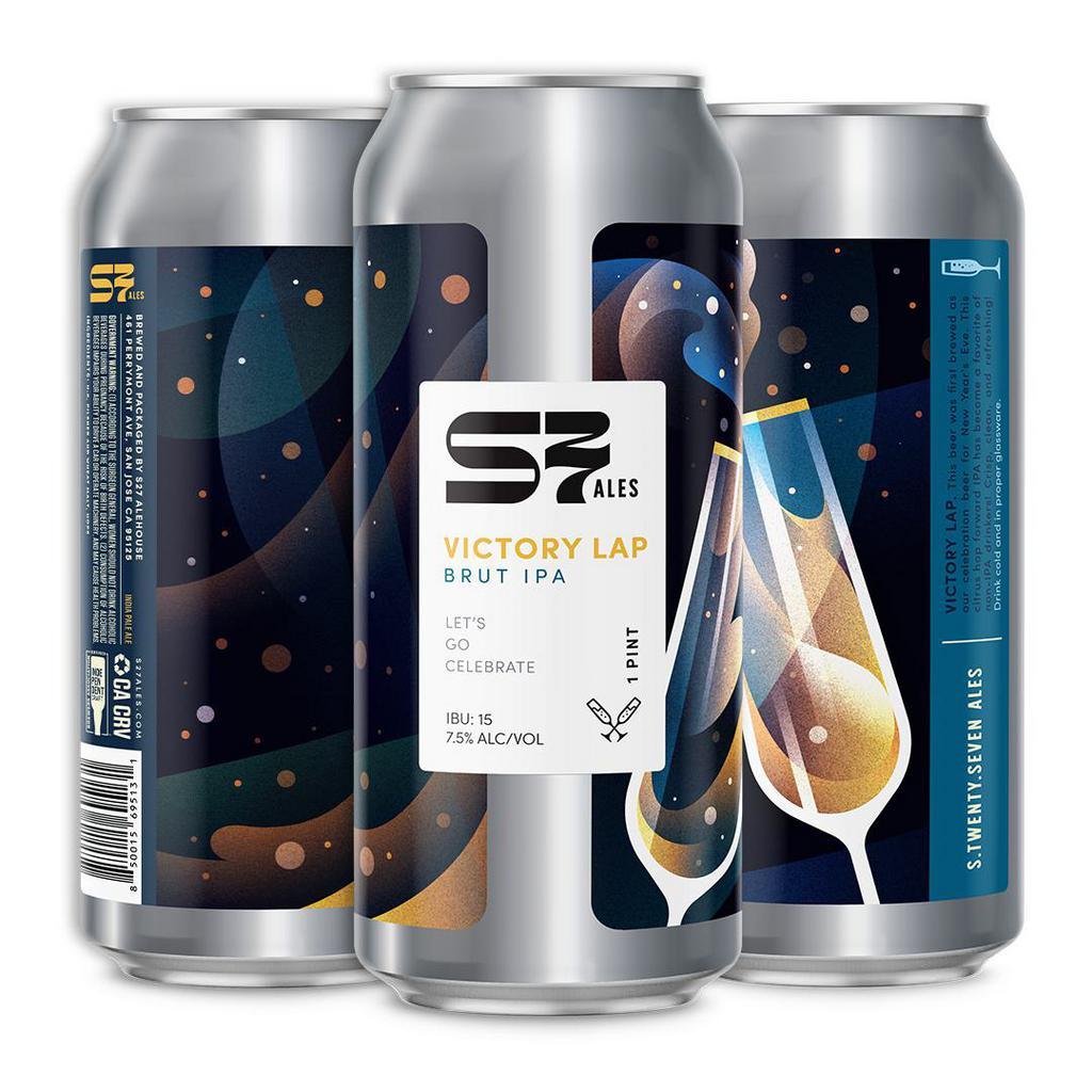 4pk S27 Ales Victory Lap Brut IPA 16oz · Must be 21 to Purchase. 7.5% ALC VOL