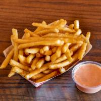 Regular Fries · Served with 2 sides of fry sauce.