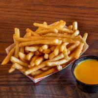 Cheese Fries · Served with the Cheese Wiz on the side and 2 sides of fry sauce.