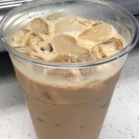 Mama Latte (1Shot) · Espresso and Steamed Milk.  
Iced- We add a splash of Heavy Cream just because its GOOD!