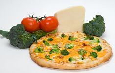 California Pizza · Chicken with a ranch alfredo sauce, mozzarella, romano cheese and parsley.