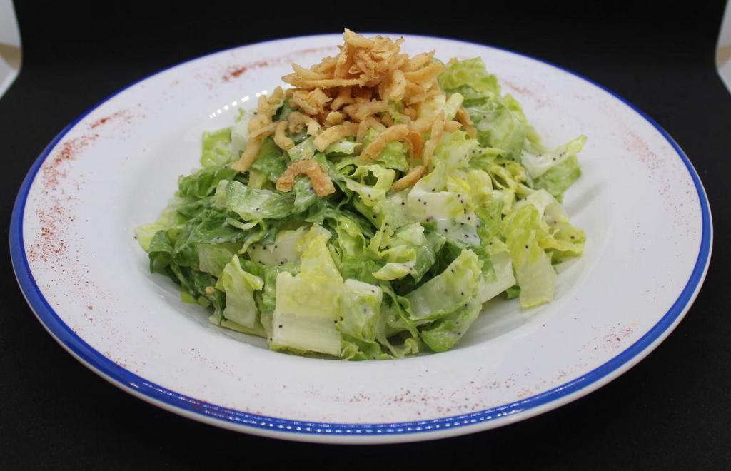 Chicken Caesar Salad · Chicken salad ,Lettuce, croutons,Parmesan cheese, dressing Caesar.