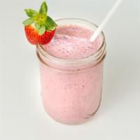 Very Berry Smoothie · Strawberries, blueberries, pineapple, Greek yogurt and water.