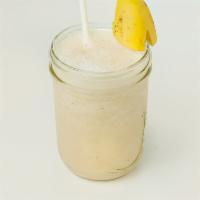 Banana Goddess Smoothie · Banana, Greek yogurt, honey, ginger and vanilla extract.