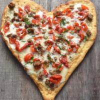 209. Personal Heart Shaped Cheese Pizza · 