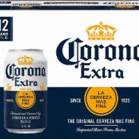 Corona Extra, 12 oz. 12 pack, Can Beer · Must be 21 to purchase. 4.5% ABV.