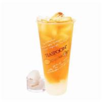 Lychee on Lychee · Lychee black tea with lychee jelly. (included lychee jelly).