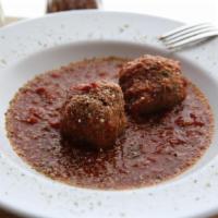 Meatballs with Marinara · Our very own meatballs with our homemade marinara sauce
