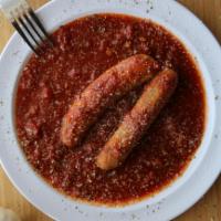 Sausage with Marinara · Italian Sausage link with our homemade marinara sauce