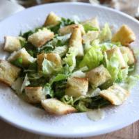 Caesar Salad · Freshly cut romaine lettuce and croutons dressed with Parmesan cheese and classic Caesar dre...