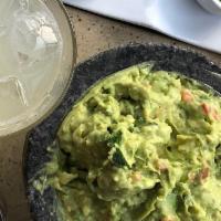 Made to Order Guacamole · Prepared fresh per order to your specifications Corn Tortilla Chips Gluten free.