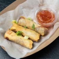 Bulgogi Beef and Cheese Egg Rolls · 3 egg rolls using bulgogi marinated beef and melted Cheddar and Jack cheese with sweet chili...