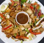 Chicken Fattoush Salad · Labanese bread salad. 