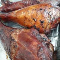 Turkey Leg (Friday AND Saturday ONLY) · Our famous smoked turkey leg with your choice of sauce. Choose from BBQ, mustard or hot sauce.