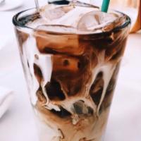 16 oz. Brasshorn Iced Coffee  · Locally brewed coffee served over ice 

Add cream and sugar 