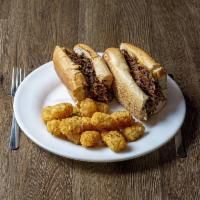 Charleys Cheesesteak Sandwich · Our signature round eye steak, with melted American cheese, onions and peppers.