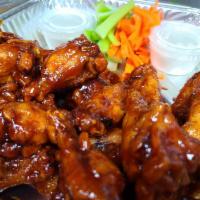 BBQ Wings · Add sauce for an additional charge.