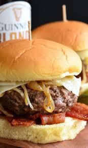 Gaelic Burger · Topped with cheddar cheese, Irish bacon & sauteed onions.