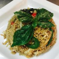 Basil Fried Rice · With onion, bell pepper, chili, basil and egg.