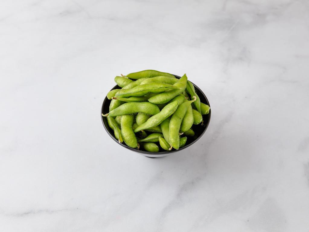 Edamame · Lightly salted boiled soybean. 