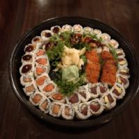 Party A · Any 6 regular rolls(36 PCs ) & 1 dragon roll & crazy salmon roll