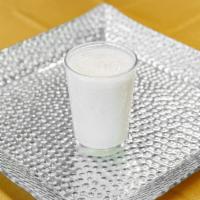 Lassi · a creamy, frothy yogurt-based drink, blended with water