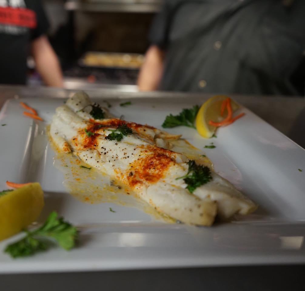 Fresh Haddock · Choice of Broiled or Fried and served with coleslaw. Choice of side dish.