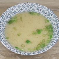 Miso Soup · Soup that is made from miso paste. 
