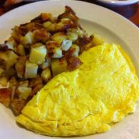 Cheese Omelette · Served with home fries and toast